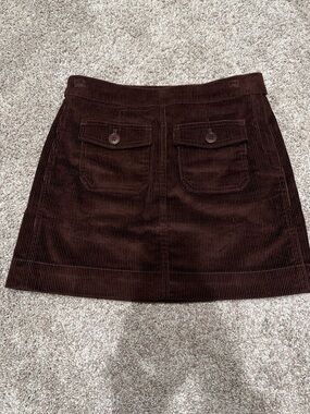 J. Crew Patch Pocket Corduroy Mini Skirt